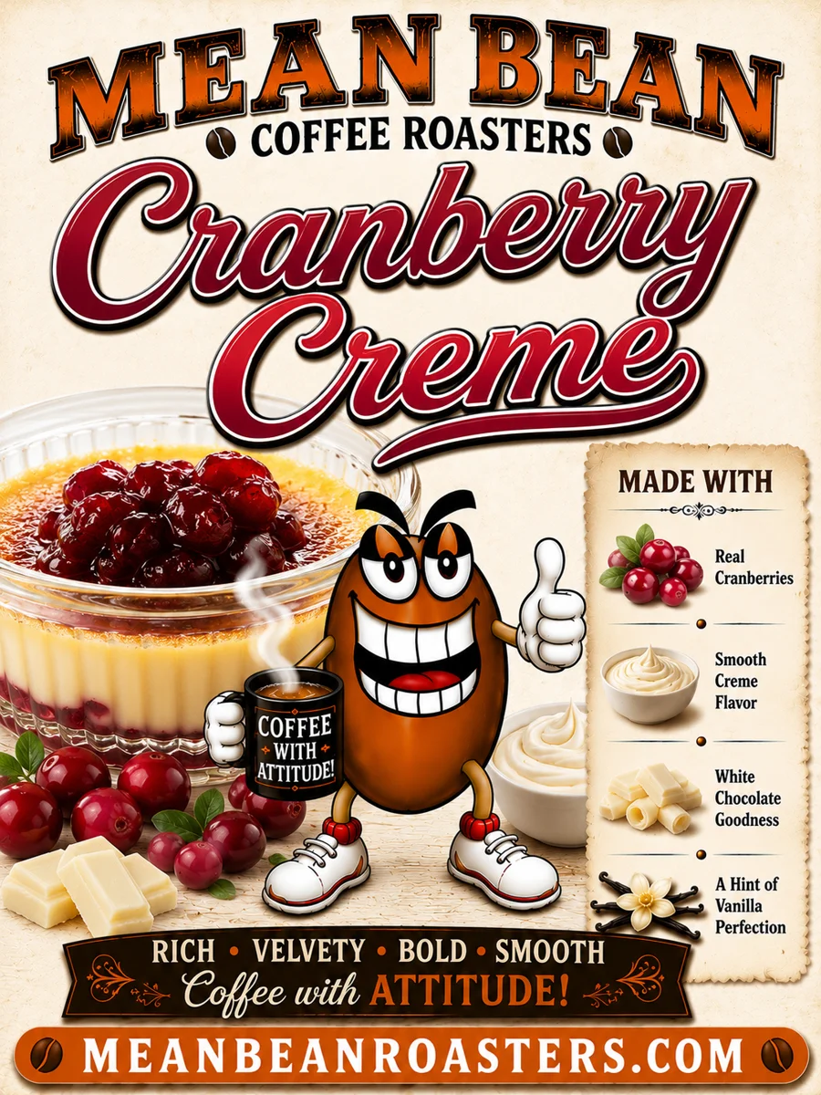 Cranberry Creme - Mean Bean Flavored Coffee from Mean Bean Coffee Roasters