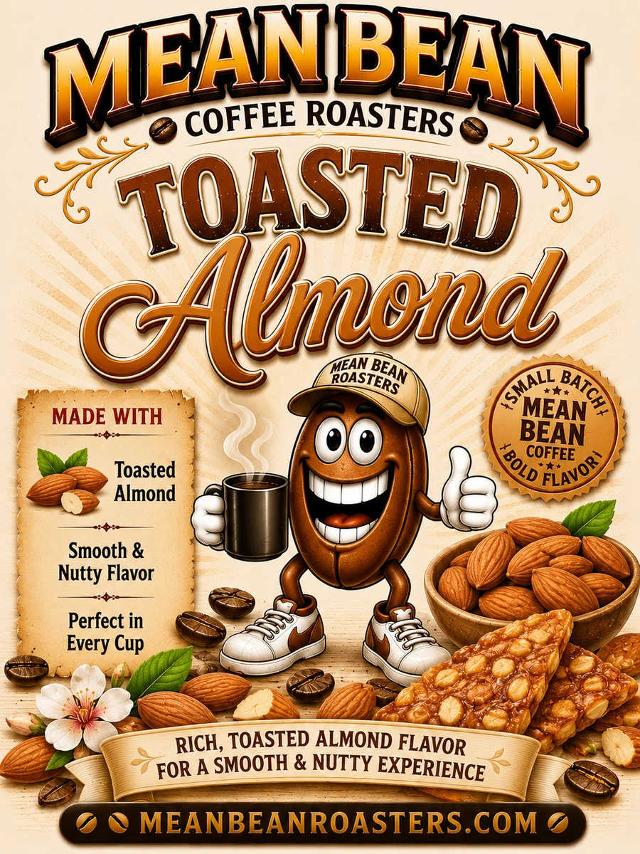 Toasted Almond - Mean Bean Flavored Coffee from Mean Bean Coffee Roasters