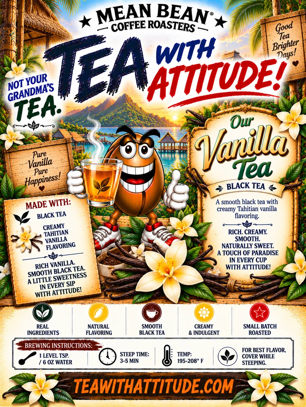 Vanilla (tea) - Tea and Herbs from Mean Bean Coffee Roasters