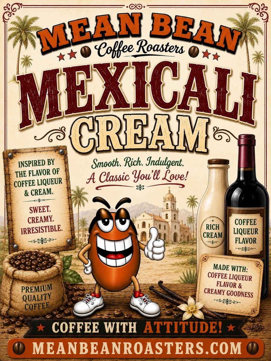 Mexicali Cream - Mean Bean Flavored Coffee from Mean Bean Coffee Roasters