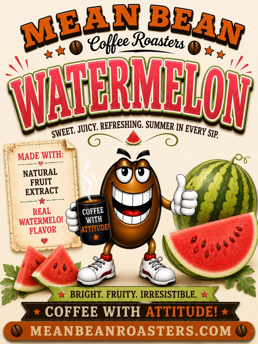 Watermelon - Mean Bean Flavored Coffee from Mean Bean Coffee Roasters