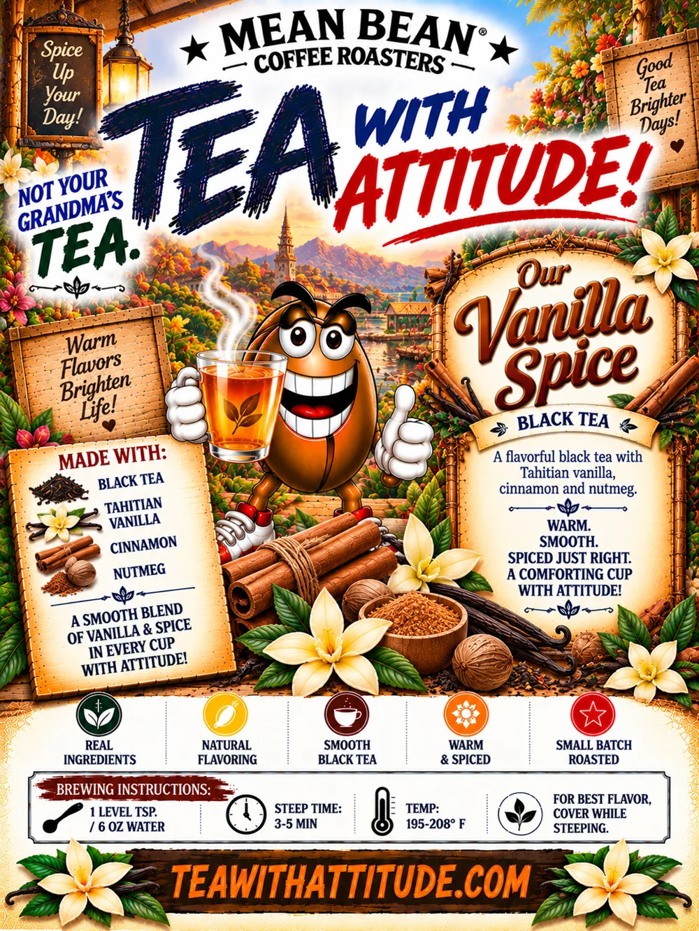 VanillaSpice - Tea and Herbs from Mean Bean Coffee Roasters