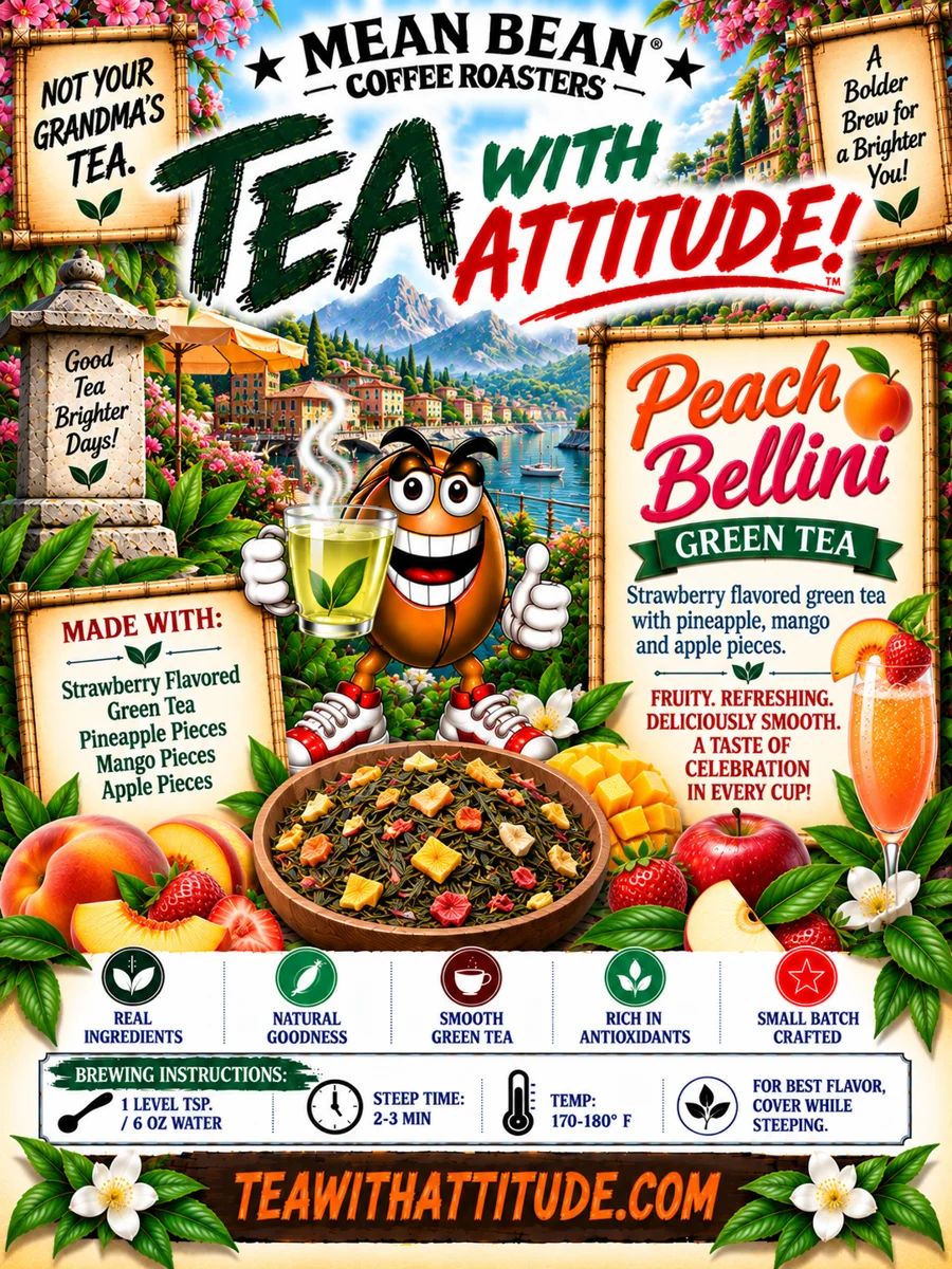 Peach Bellini Green