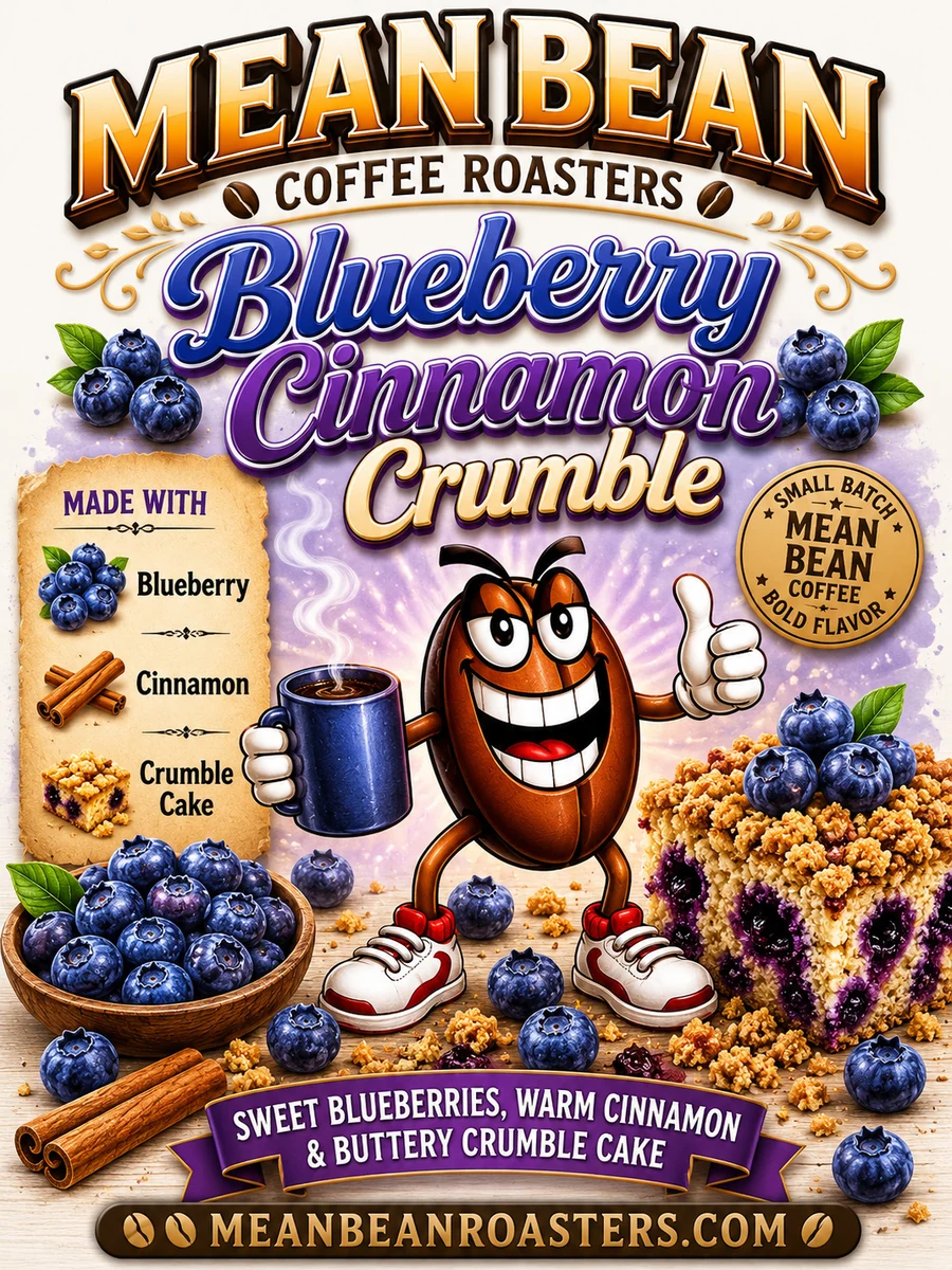 Blueberry Cinnamon Crumble Flavored Coffee