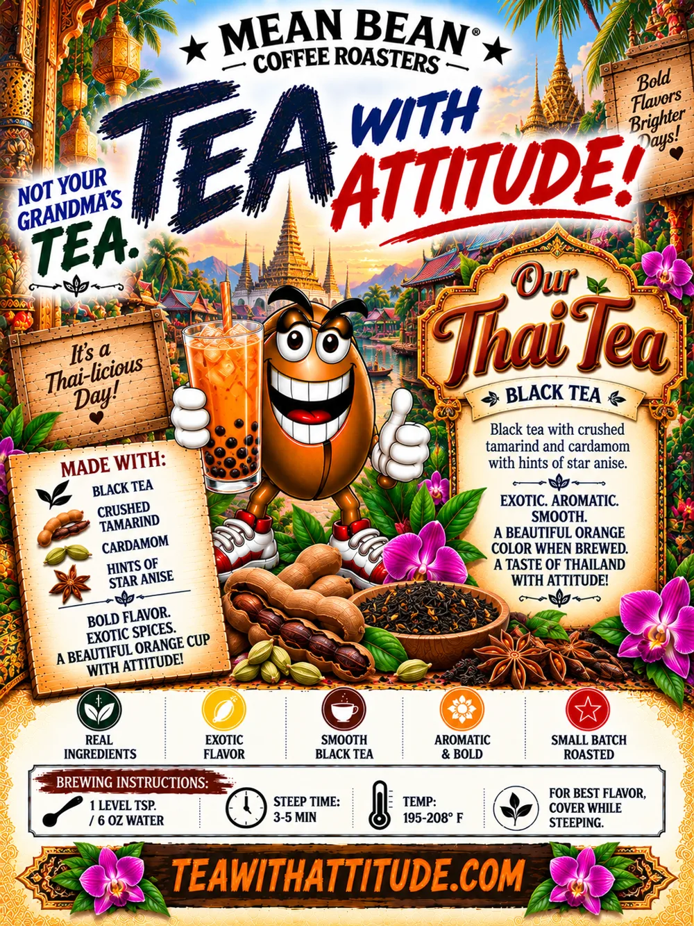 Thai Tea - Tea and Herbs from Mean Bean Coffee Roasters