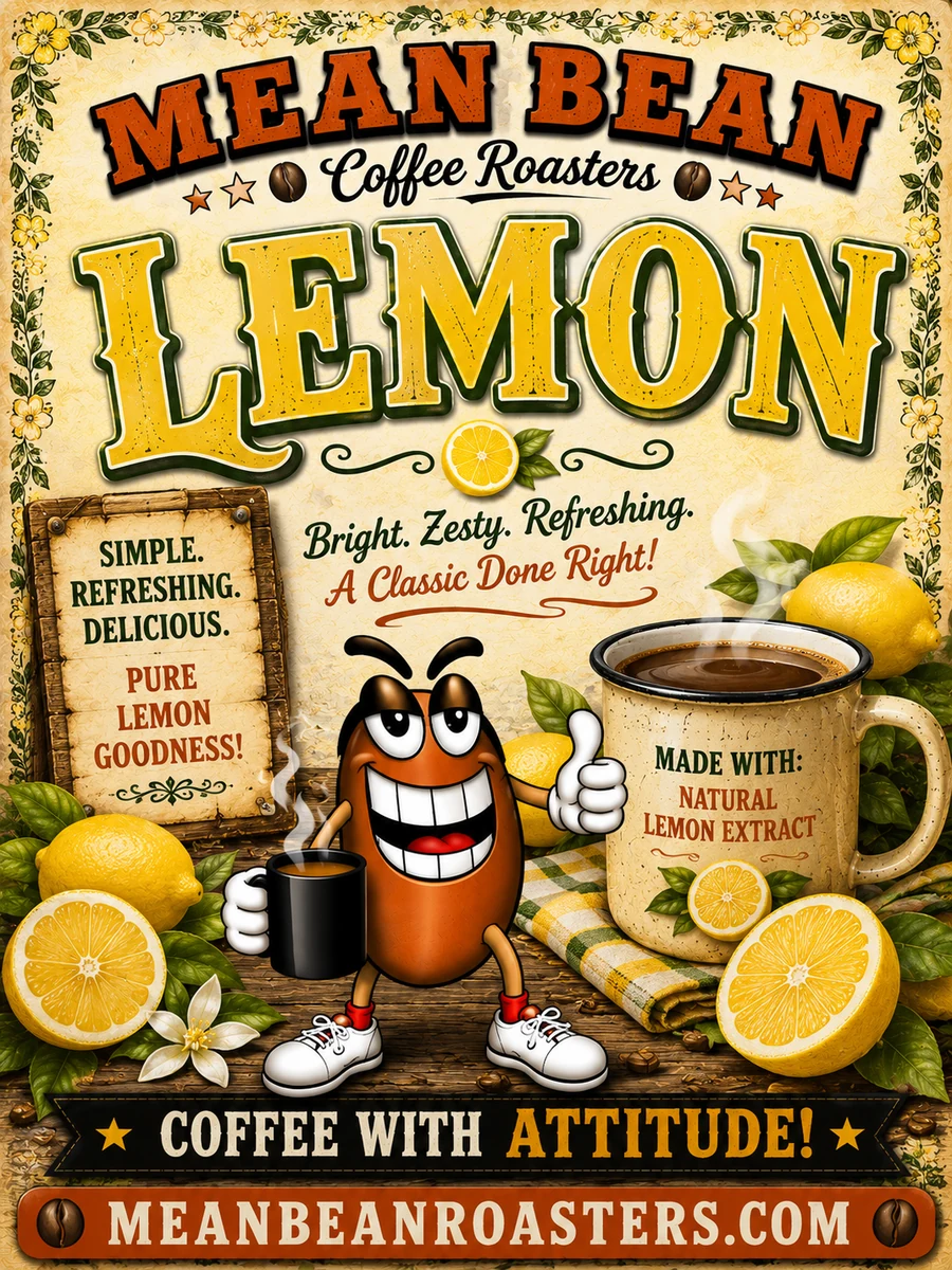Lemon - Mean Bean Flavored Coffee from Mean Bean Coffee Roasters