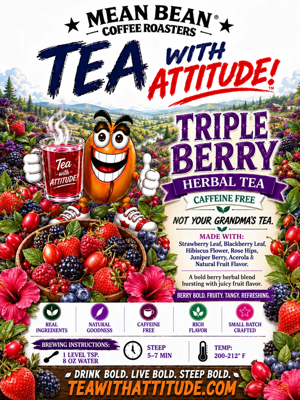 Triple Berry Herbal Tea